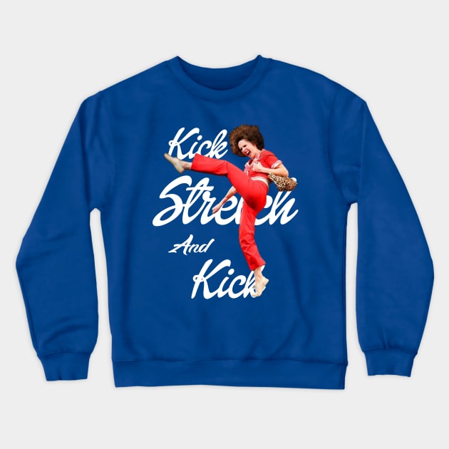 Sally omalley - KICK STRECH AND KICK Crewneck Sweatshirt by Quikerart